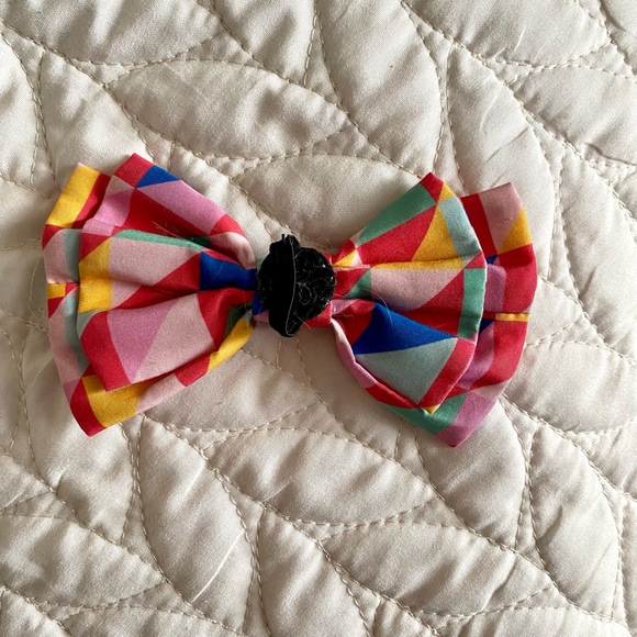 Multi color dog bow tie - Picture 2 of 2